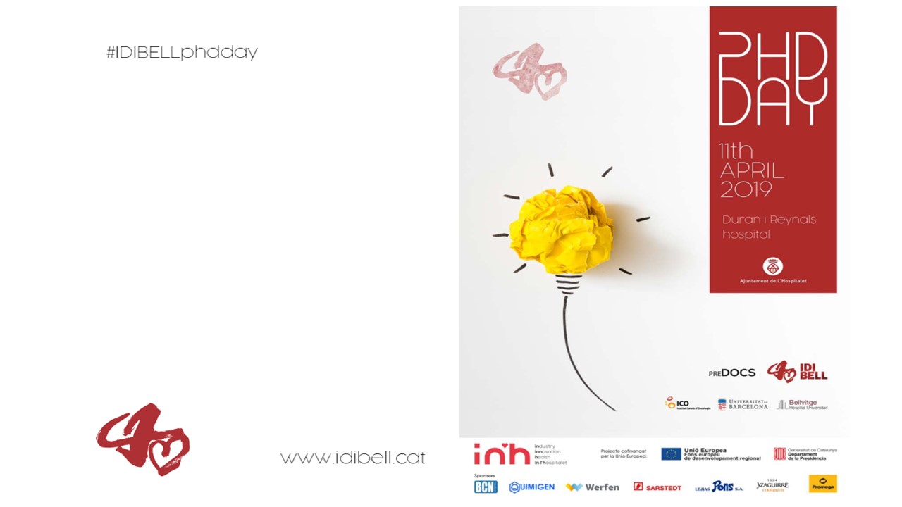 AROMICS' Ceo Dr. Plasencia will be present at PhD day of IDIBELL